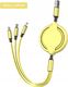 Kabel USB Co2 USB-A - USB-C + microUSB + Lightning 1 m Kolor wybierany losowo 1