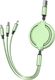 Kabel USB Co2 USB-A - USB-C + microUSB + Lightning 1 m Kolor wybierany losowo 8