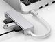 HUB USB Co2 Adapter HUB 3x USB-C + Ethernet RJ45 Gigabit 1000 MB 1
