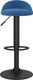 vidaXL Stołki barowe, 2 szt., niebieskie, obite aksamitem 4