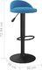 vidaXL Stołki barowe, 2 szt., niebieskie, obite aksamitem 9