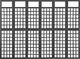 vidaXL Parawan pokojowy 6-panelowy/trejaż, drewno jodłowe, 242,5x180cm 3