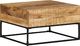 vidaXL Stolik kawowy, 68x68x41 cm, surowe drewno mango 1