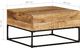vidaXL Stolik kawowy, 68x68x41 cm, surowe drewno mango 4