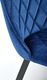 Halmar Krzesło K450 VELVET granatowe 6