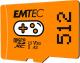 Karta Emtec Gaming MicroSDXC 512 GB Class 10 UHS-I/U3 A2 V30 (ECMSDM512GXCU3G) 1