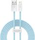 Kabel USB Baseus USB-A - Lightning 1 m Turkusowy (BSU3007BLU) 1