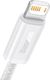 Kabel USB Baseus USB-A - Lightning 1 m Biały (BSU3009WHT) 2