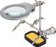 Goobay Zestaw trzecia ręka do lutowania 2 uchwyty + lupa z lampą LED 51226 1