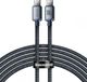 Kabel USB Baseus USB-C - USB-C 2 m Czarny (baseus_20220112122938) 1