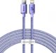 Kabel USB Baseus USB-C - Lightning 2 m Fioletowy (FD-2310-6932172602796) 1