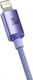 Kabel USB Baseus USB-C - Lightning 2 m Fioletowy (FD-2310-6932172602796) 3