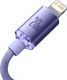 Kabel USB Baseus USB-C - Lightning 1.2 m Fioletowy (FD-2259-6932172602765) 5