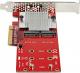 Kontroler StarTech PCIe 3.0 x8 - 2x M.2 M-key (PEX8M2E2) 4