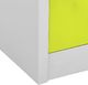 vidaXL Szafka zamykana na klucz, szaro-zielona, 90x45x92,5 cm, stal 6