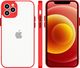 Hurtel Milky Case silikonowe elastyczne półprzezroczyste etui do iPhone 12 Pro Max czerwony 1