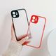 Hurtel Milky Case silikonowe elastyczne półprzezroczyste etui do iPhone 12 Pro Max czerwony 5