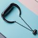 Hurtel Zamienna metalowa opaska bransoleta łańcuszek pasek do Xiaomi Mi Band 6 / 5 / 4 / 3 czarny 4