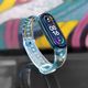 Hurtel Zamienna silikonowa opaska pasek bransoleta bransoletka do Xiaomi Mi Band 6 / 5 niebieski 2