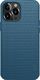 Nillkin Nillkin Super Frosted Shield wzmocnione etui pokrowiec + podstawka iPhone 13 Pro Max niebieski 1