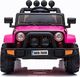 Lean Cars Auto na Akumulator Jeep BRD-7588 Różowy 4x4 1