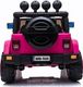 Lean Cars Auto na Akumulator Jeep BRD-7588 Różowy 4x4 4