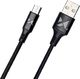 Kabel USB Wozinsky USB-A - microUSB 1 m Czarny (5907769301148) 2