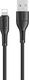 Kabel USB Usams USB-A - Lightning 1 m Czarny (SJ500USB01) 1