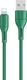 Kabel USB Usams USB-A - Lightning 1 m Zielony (SJ500USB04) 1