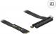 Delock Adapter M.2 wpustem M do PCIe x16 NVMe z kablem 20 cm (64133) 1