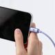 Kabel USB Baseus USB-A - Lightning 1.2 m Fioletowy (6932172602703) 11