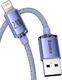 Kabel USB Baseus USB-A - Lightning 1.2 m Fioletowy (6932172602703) 2