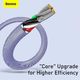 Kabel USB Baseus USB-A - Lightning 1.2 m Fioletowy (6932172602703) 8