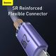 Kabel USB Baseus USB-A - Lightning 1.2 m Fioletowy (6932172602703) 9