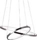 Lampa wisząca KAJA OŚWIETLENIE Lampa wisząca pierścienie nowoczena K-8062 DIEGO CHROM LED 63W Kaja 1
