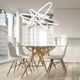 Lampa wisząca KAJA OŚWIETLENIE Lampa wisząca pierścienie GALASSIA-600 White LED 75W Vitalux 2