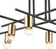 Lampa wisząca Italux Lampa sufitowa nowoczesna industrialna NORMANI MDM3658/6 BK+BRO 6xE27 Italux 2