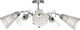 Lampa sufitowa KAJA OŚWIETLENIE Lampa sufitowa plafon GRENADA-5 chrom 5xE27 Vitalux 1