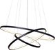 Lampa wisząca KAJA OŚWIETLENIE Lampa sufitowa wisząca GALASSIA-600 Black LED 75W Vitalux 1