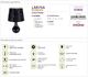 Lampa stołowa STRUHM czarna 2