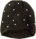 Pepco PEPCO Czapka damska z perełkami Czarny 2