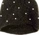 Pepco PEPCO Czapka damska z perełkami Czarny 3