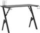 Biurko vidaXL 325406 Czarne 110 cmx60 cm 1