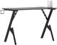 Biurko vidaXL 325406 Czarne 110 cmx60 cm 4