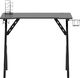 Biurko vidaXL 325404 Czarne 90 cmx60 cm 2