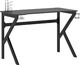 Biurko vidaXL 325402 Czarne 110 cmx60 cm 1