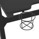 Biurko vidaXL 325420 Czarne 110 cmx60 cm 6