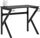 Biurko vidaXL 325400 Czarne 90 cmx60 cm 1