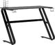 Biurko vidaXL 325412 Czarne 110 cmx60 cm 1