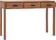 Biurko vidaXL 326134 Brązowe 110 cm x 40 cm 2